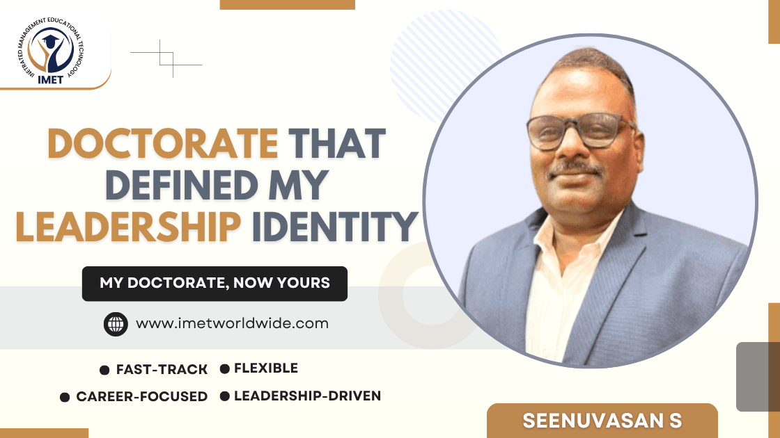 Doctorate That Defined My Leadership Identity